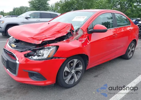 2020 Chevrolet Sonic Fwd Premier из США, поврежденный, VIN 1G1JF5SB8L4112338